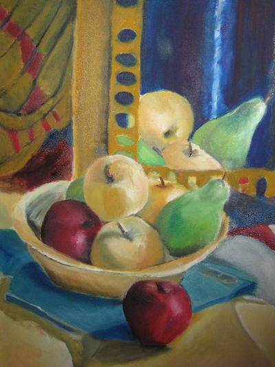 manzanas y peras Oil Canvas Still Life Paintings