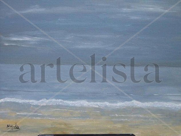 Mar en calma Oil Canvas Marine Painting