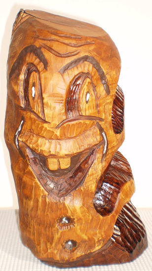 Fantasma Madera Figurativa