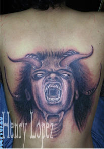 Demon tattoo