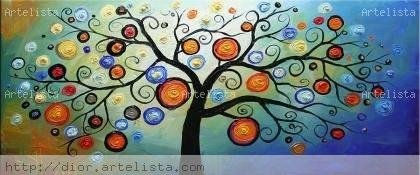 Arbol de Vida Oil Canvas Landscaping