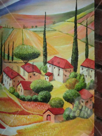Casas de campo Oil Canvas Landscaping
