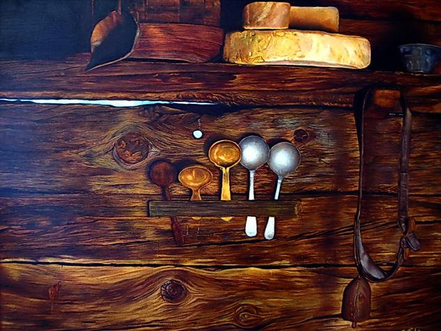 Maderas Oil Canvas Still Life Paintings