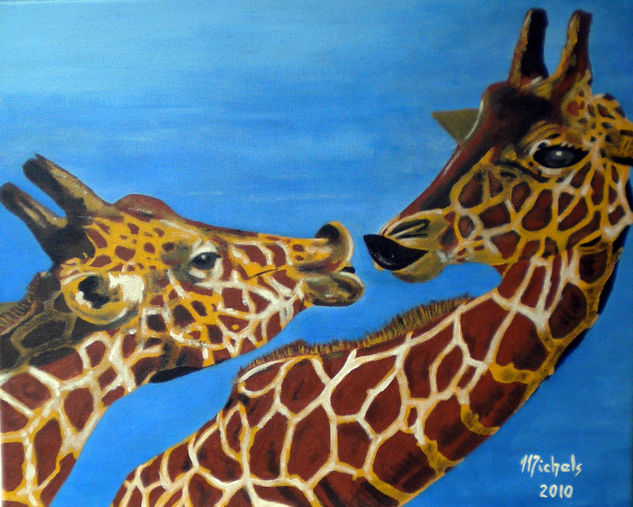 Giraffen Acrylic Canvas Animals