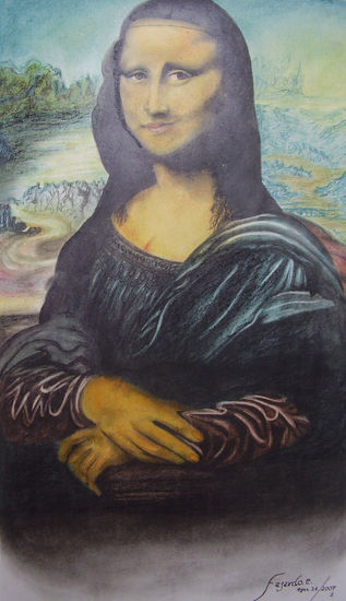 monalisa Oil Canvas Portrait