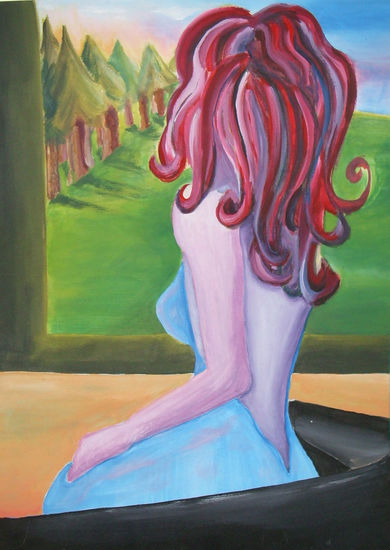 Medusa/continuidad de los parques Oil Canvas Nude Paintings