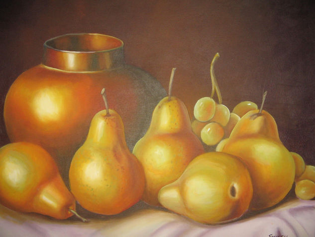 Peras Acrylic Canvas Still Life Paintings