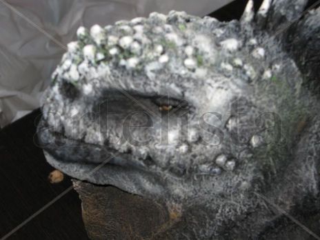 Escultura iguana...