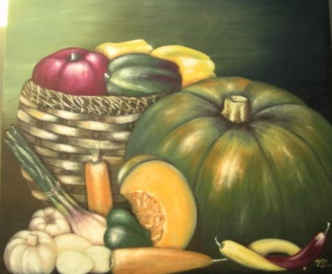 "FRESCURA" Oil Canvas Still Life Paintings