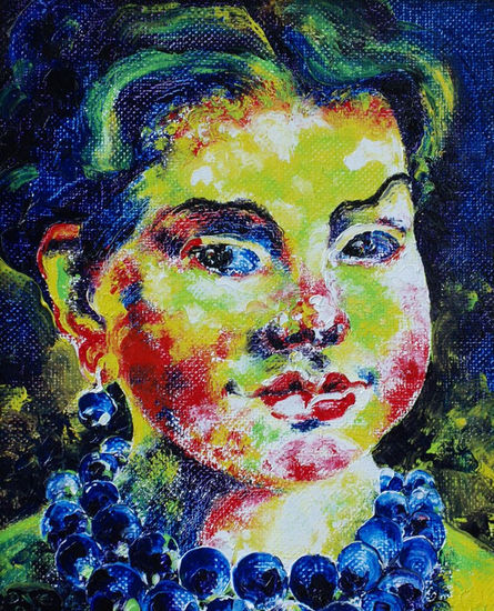 Alfiza Mubarakovna Oil Canvas Portrait