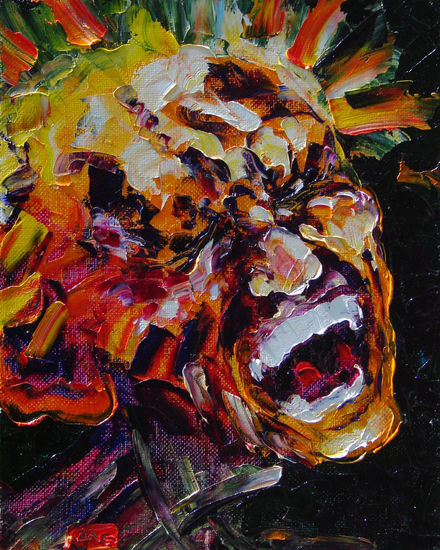 El dolor (Autorretrato) Oil Canvas Portrait