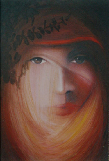 rostro ·01 Acrylic Canvas Portrait