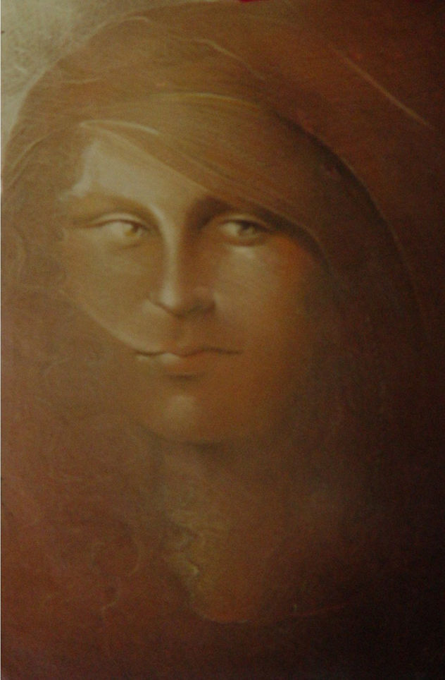 rostro en cepia