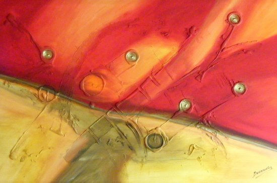 abstracto Mixed media Canvas Others