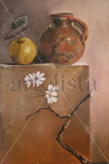 bodegon 2 Pastel Paper Still Life Paintings