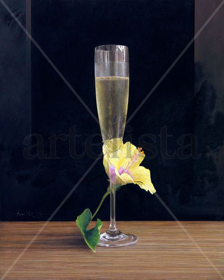 El trago Pastel Panel Still Life Paintings