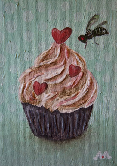 Cupcake Acrylic Canvas Others