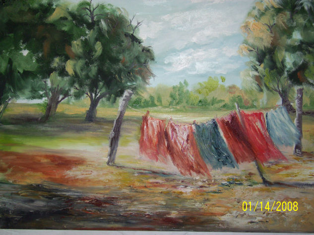 Cordel Oil Canvas Landscaping