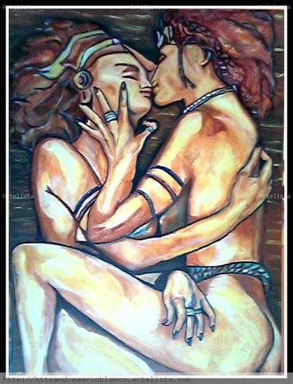 PASIÓN DE FÉMINAS Oil Canvas Figure Painting