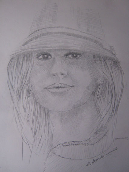 La chica del sombrero