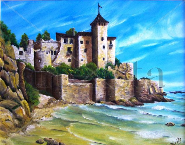 Castell de Tamarit Oil Canvas Landscaping