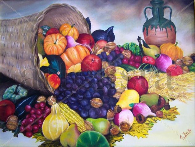 Futos de otoño Oil Canvas Still Life Paintings