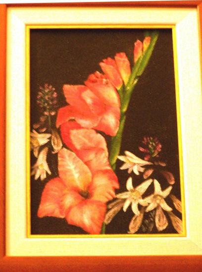 Gladiolo Oil Canvas Floral Painting