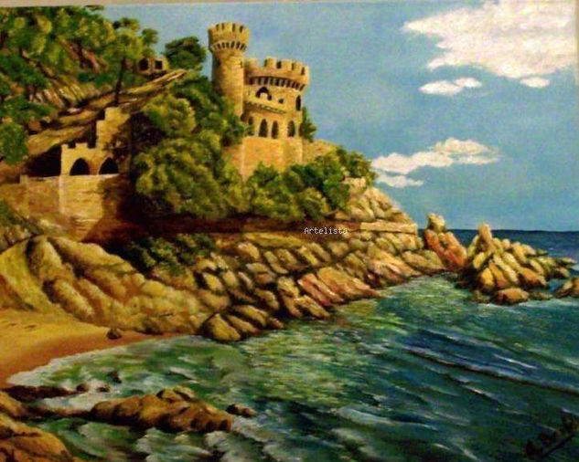 Castell de Lloret Oil Canvas Landscaping