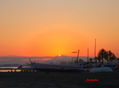 Puesta de sol playa El Palo