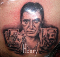 Tony montana tattoo