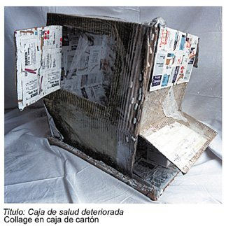 Caja de salud deteriorada 