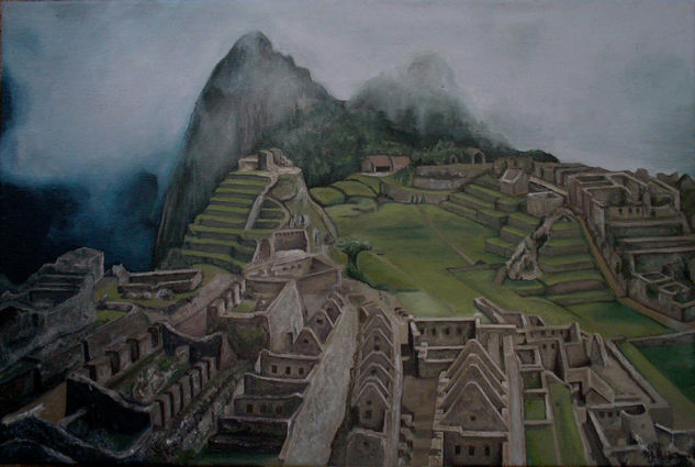 Machu Pichu Oil Canvas Landscaping