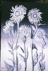 5 girasoles