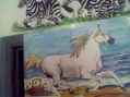 caballo en la playa