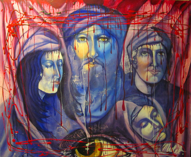 "Holy Family  with John"