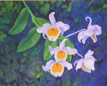Rama de orquideas