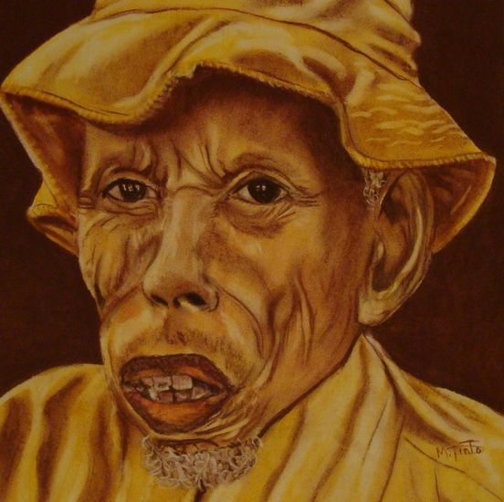 Icono nigeriano Otros Lienzo Retrato