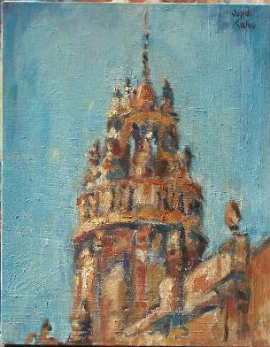 torre de correos Oil Canvas