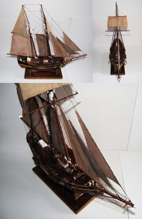 Goleta de madera