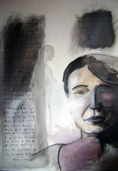 ella Acrylic Canvas Figure Painting