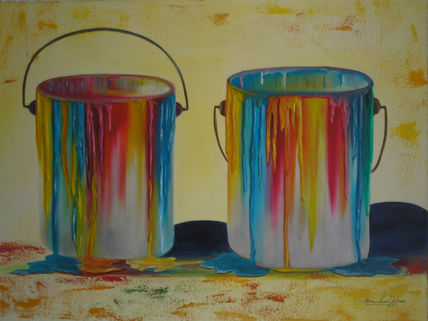 Multicolor en pintura