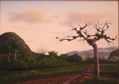 Camino en Ancon con Ceiba, 50x 70 cm, 2006.
