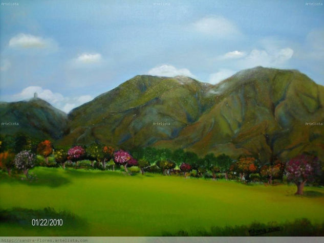 El Avila actual Oil Canvas Landscaping