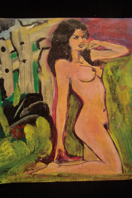 Desnudo en el jardin