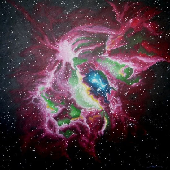 Nebulosa RCW 49 Acrylic Canvas Others