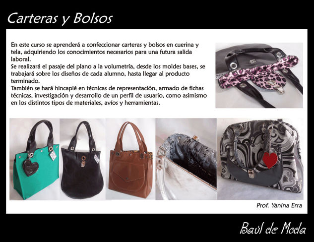 Taller de carteras y bolsos 