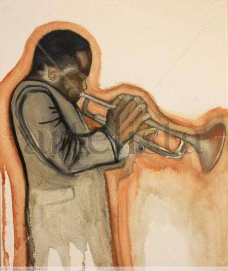 Clifford Brown Oil Canvas Figure Painting