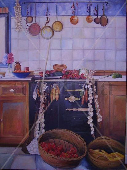 cocina Oil Canvas Still Life Paintings