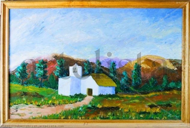 capilla sarrana Oil Canvas Landscaping