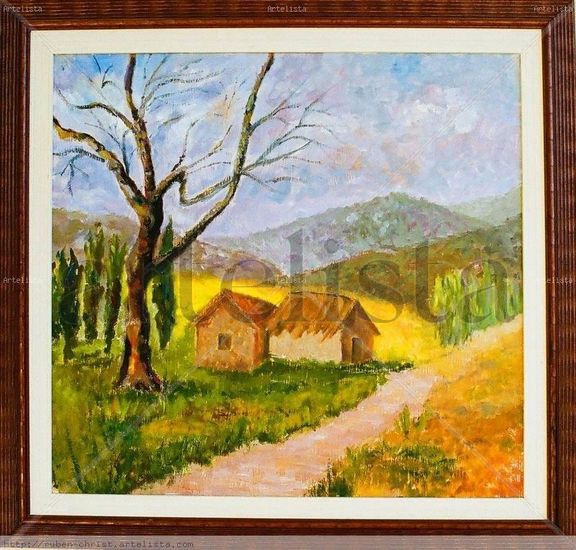 paisaje serrano 4 Oil Canvas Landscaping